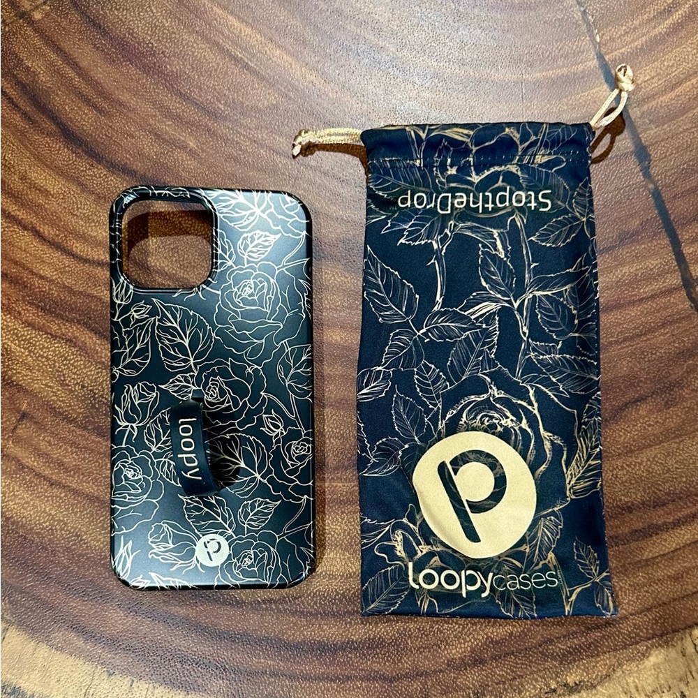 Loopy Case Black and Gold iPhone Case with Elegant Design